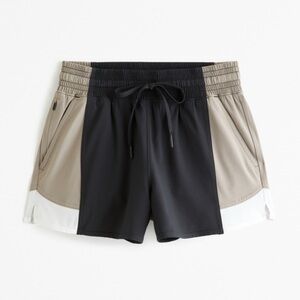 Abercrombie YPB MotionTek High Rise Lined Workout Shorts